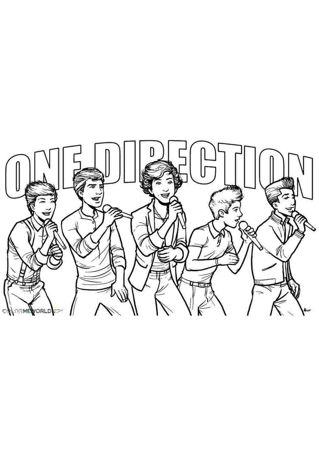 Розфарбування One Direction