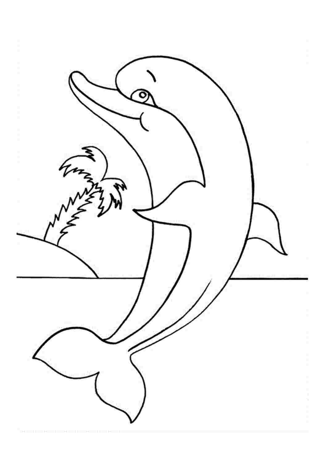 Дельфін розмальовувати Розфарбувати завантажити онлайн