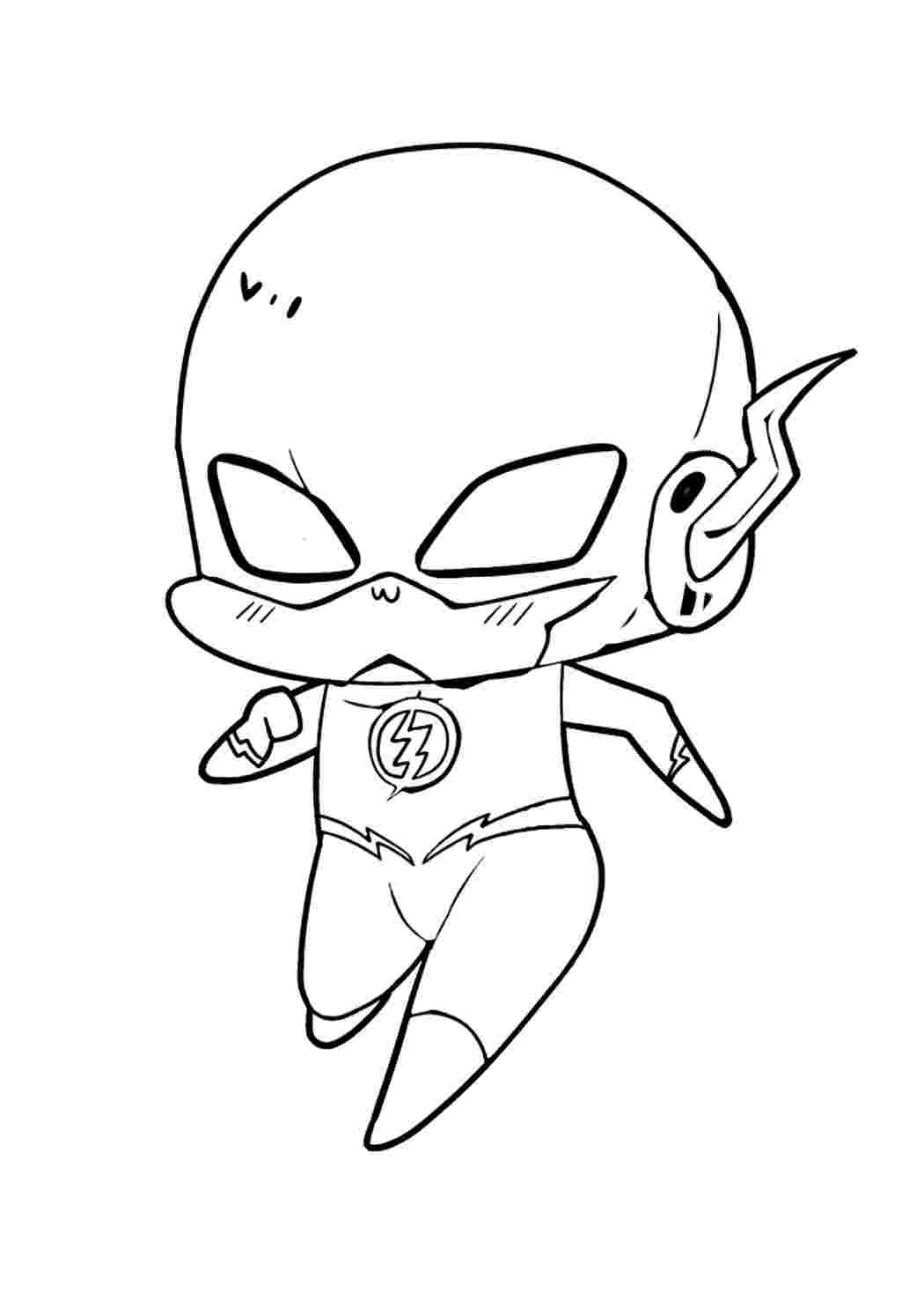 Малюнок Флеша завантажити та роздрукувати безкоштовно