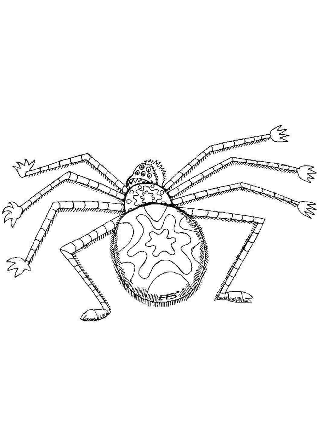 Раскраска Павук