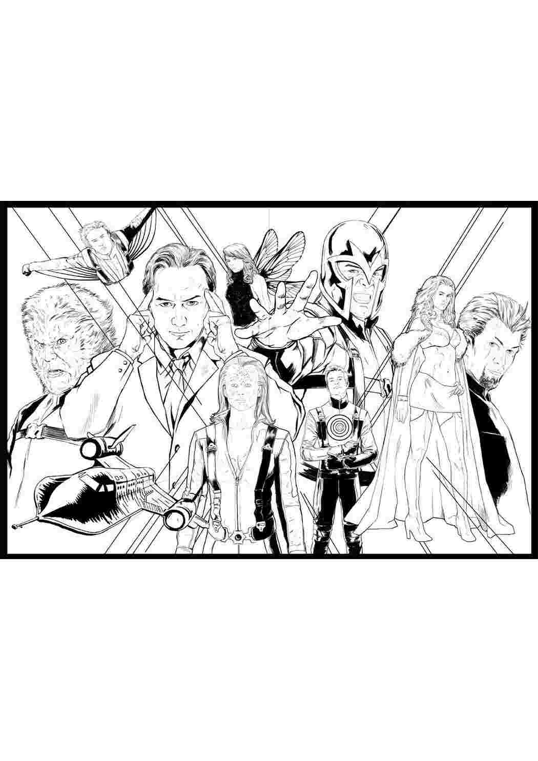 Раскраска Ікс мен