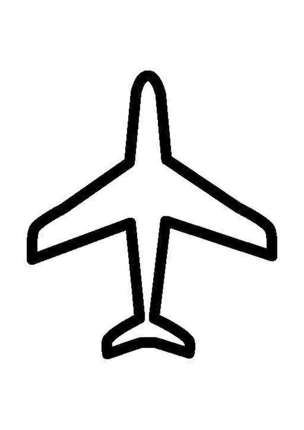 Раскраска Контур літака