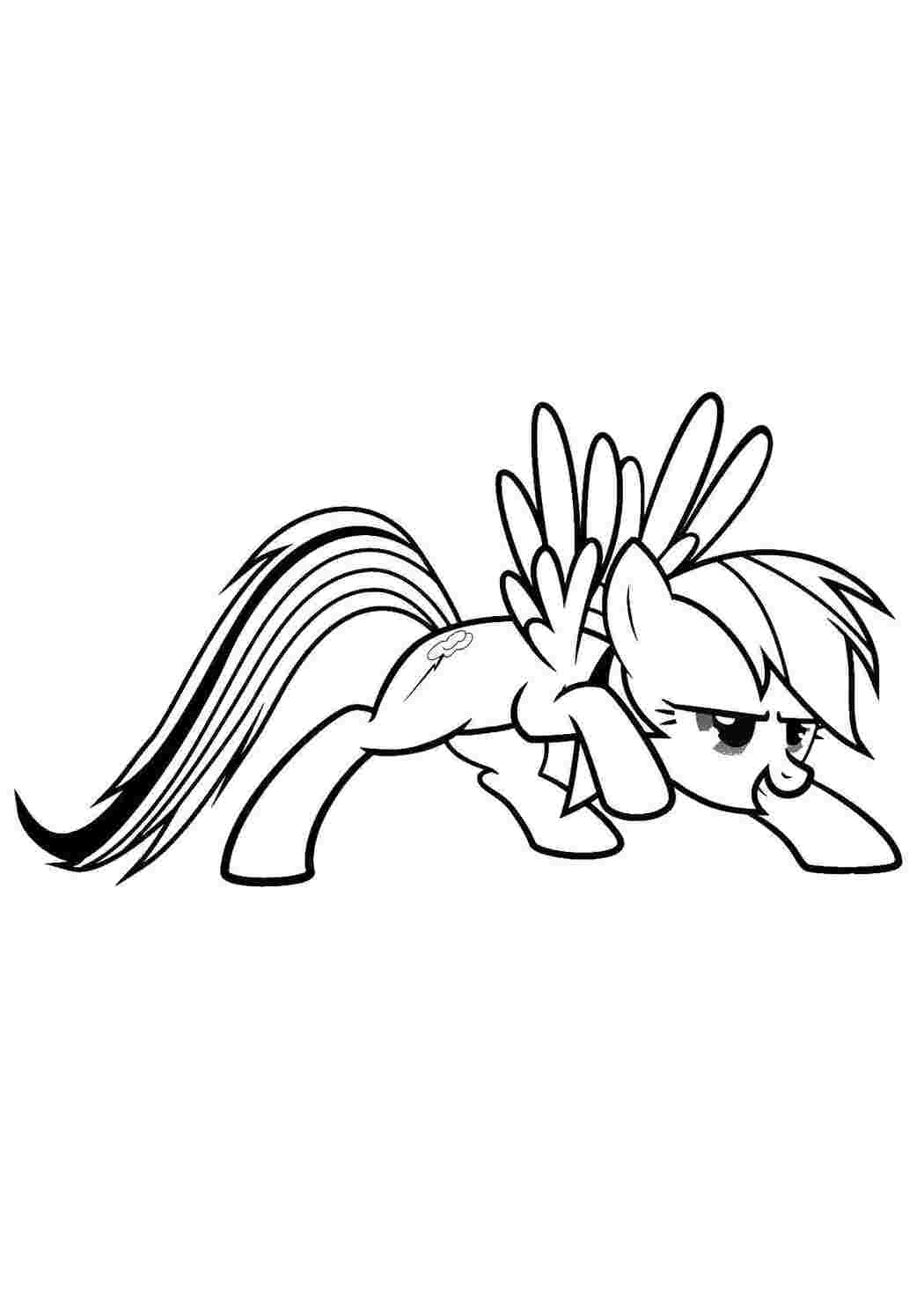 Раскраска Пні з My Little Pony