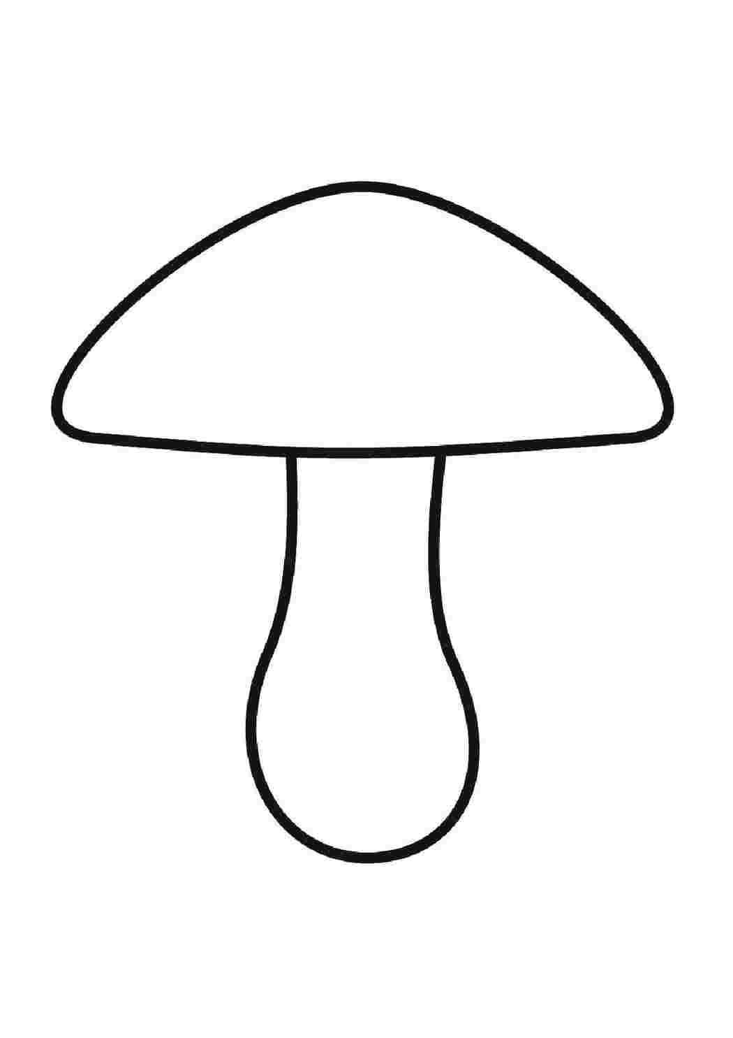 Раскраска Гриб