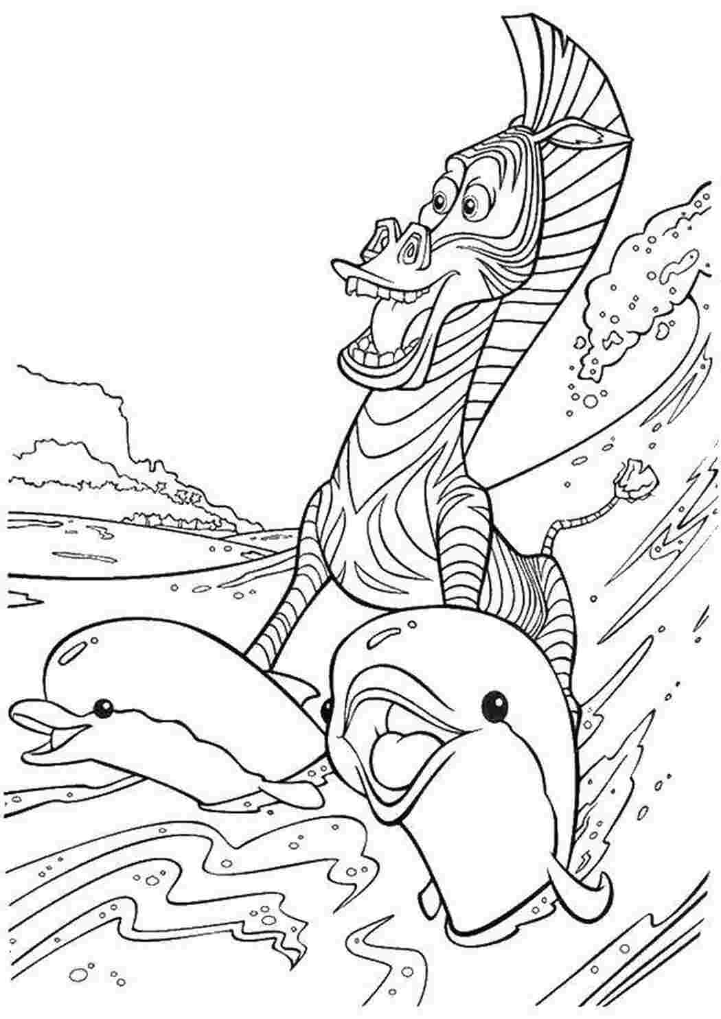 Раскраска Мадагаскар