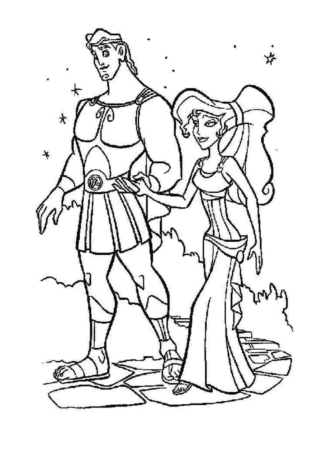 Раскраска Геркулес