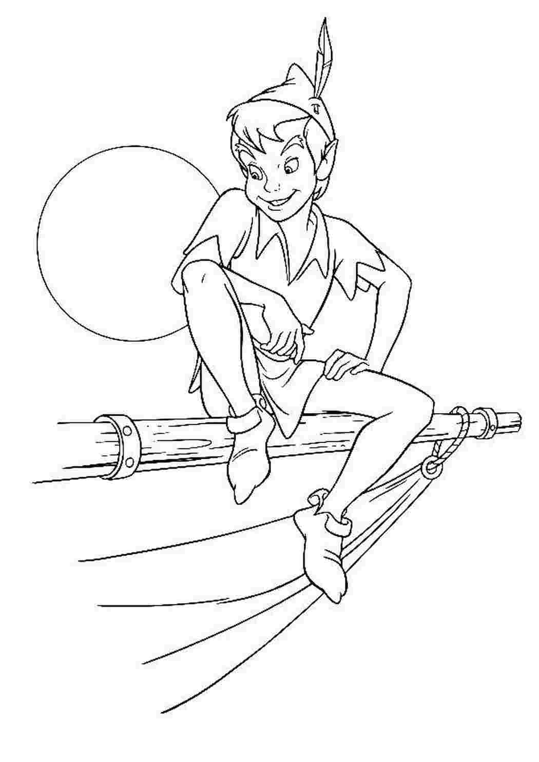 Раскраска Пітер Пен