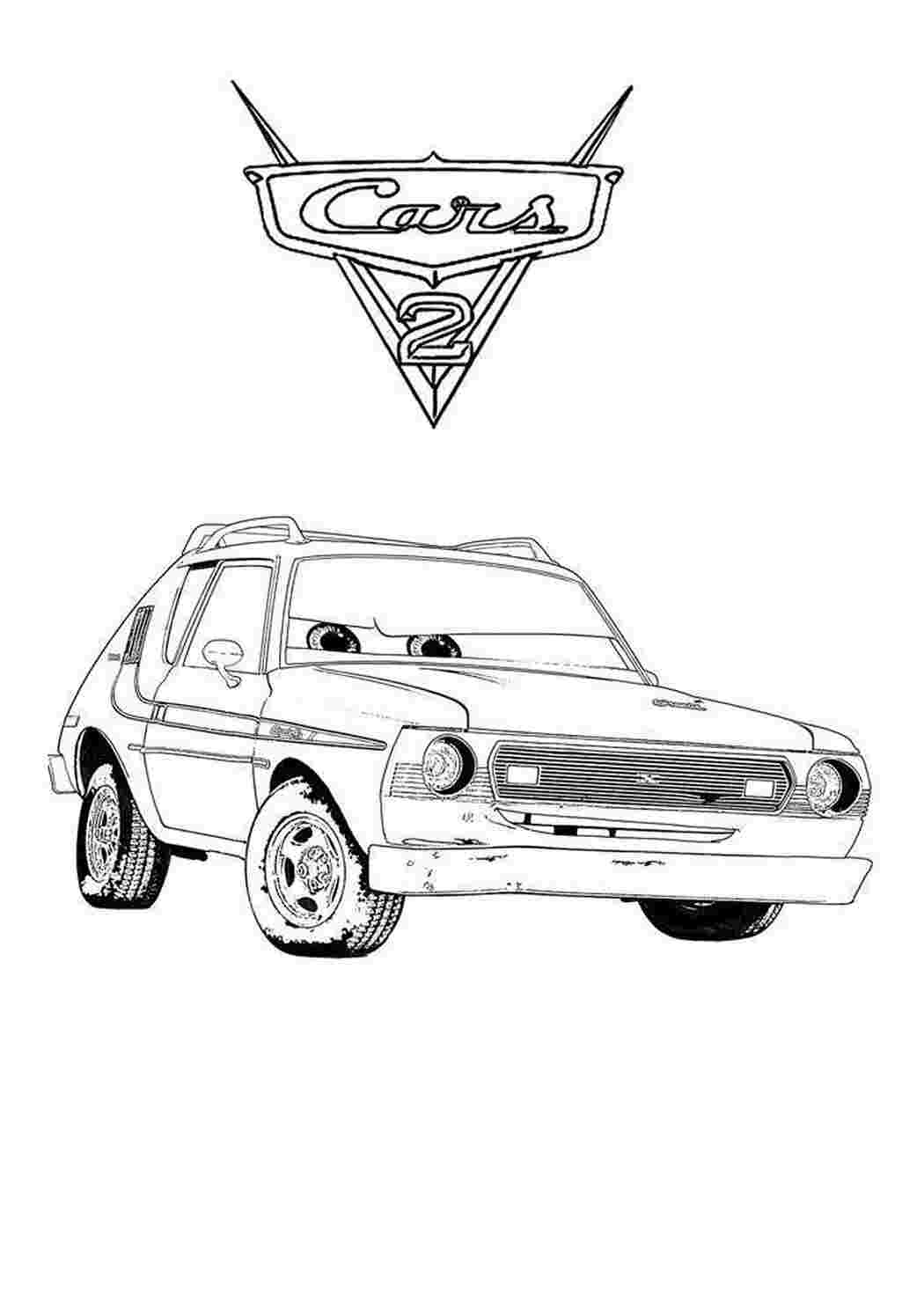 Раскраска Старий автомобіль