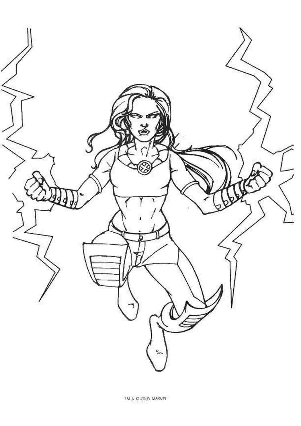 Раскраска Гроза