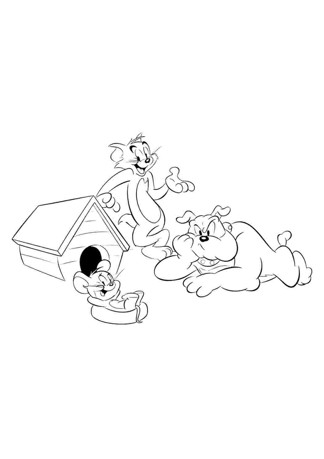 Раскраска Гарні розмальовки персонажів з мультфільму