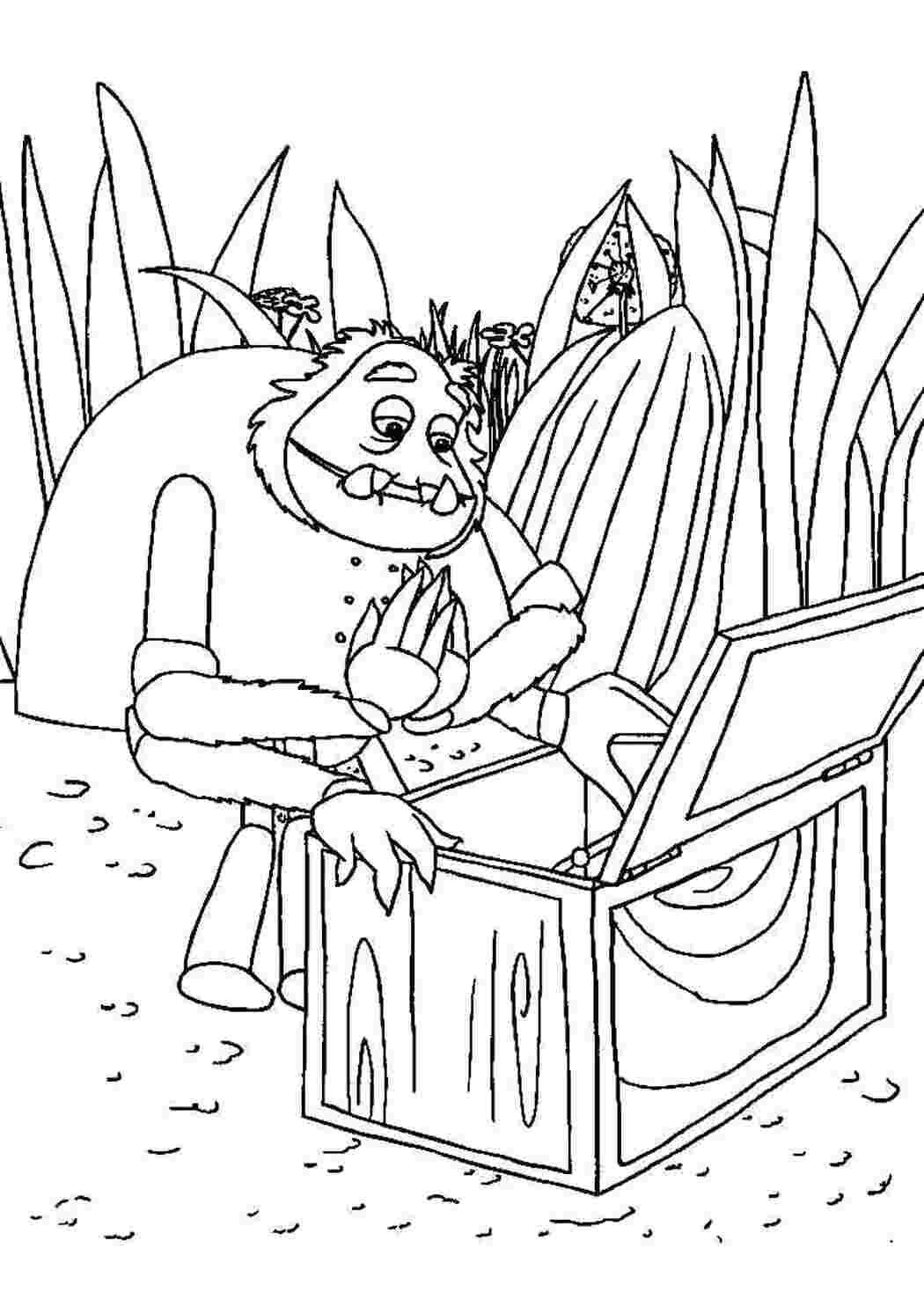 Раскраска Паук Шнюк