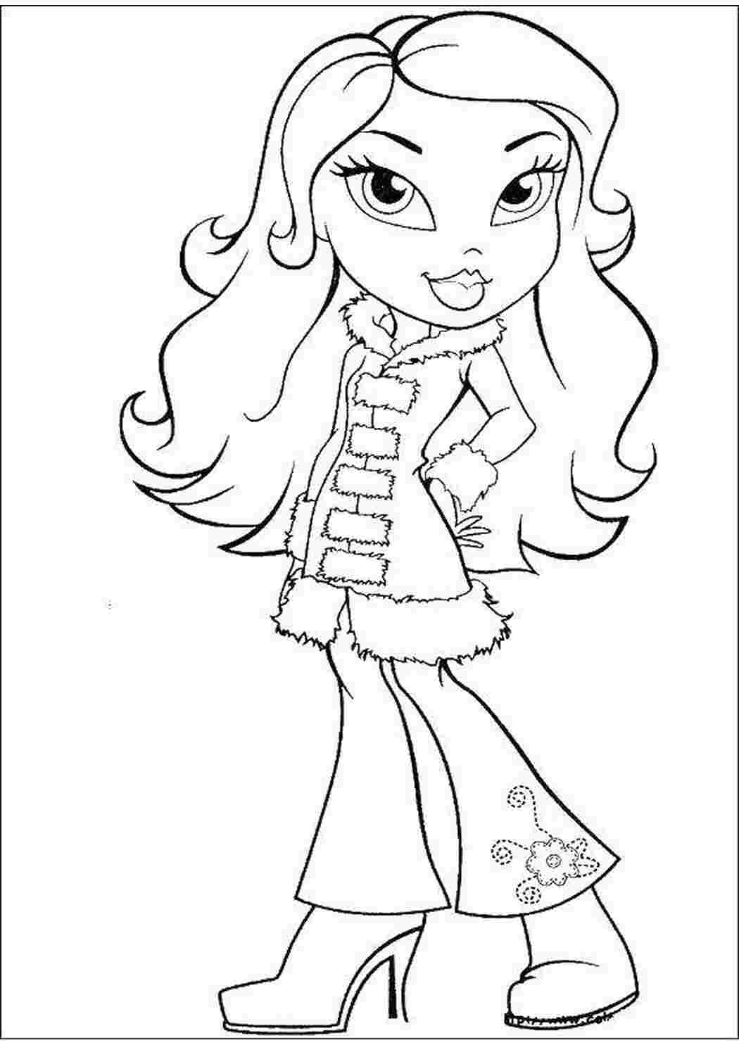 Раскраска Лялька з Bratz