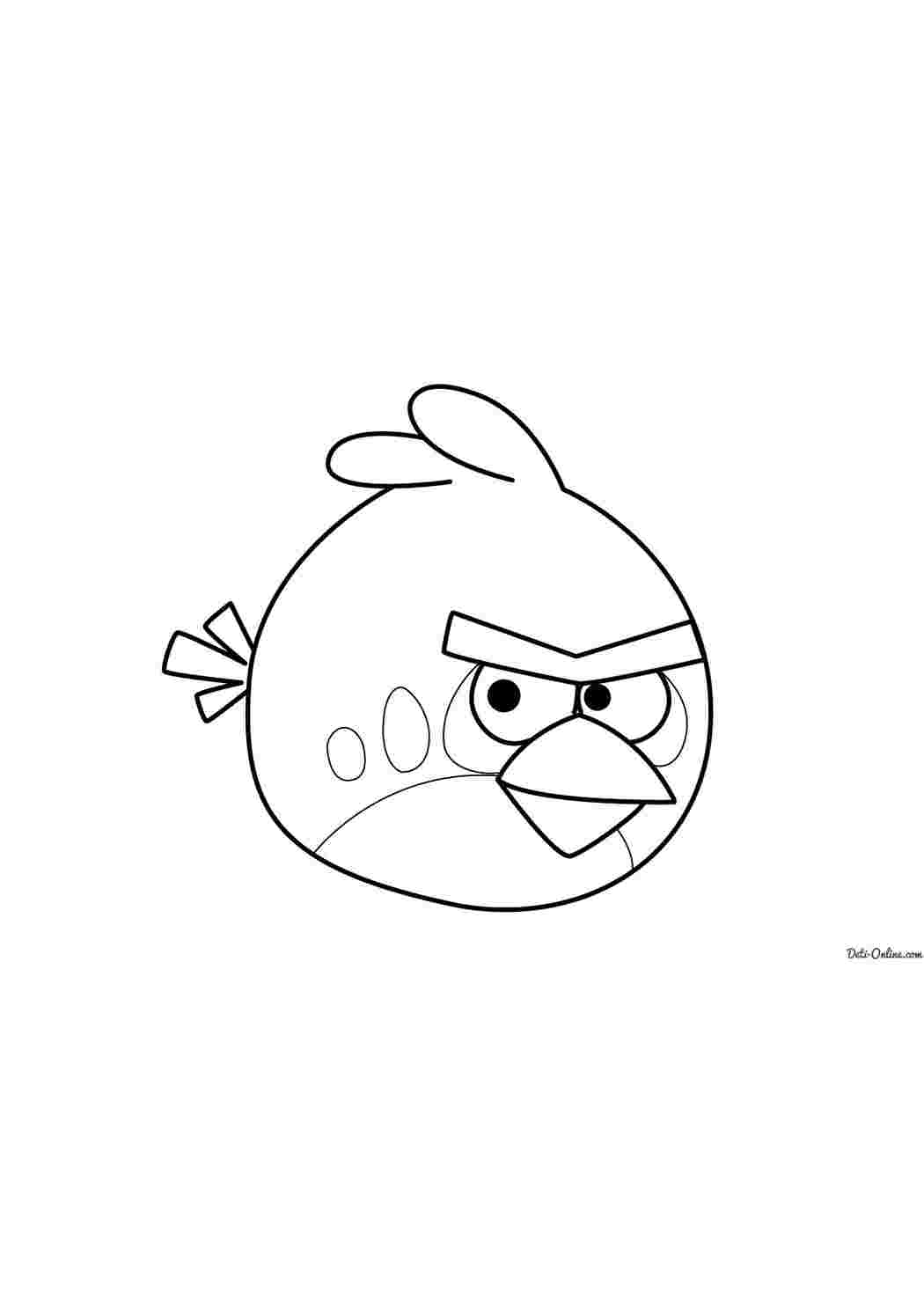 Раскраска Розфарбовки Angry Birds Розфарбовки для дітей з іграми