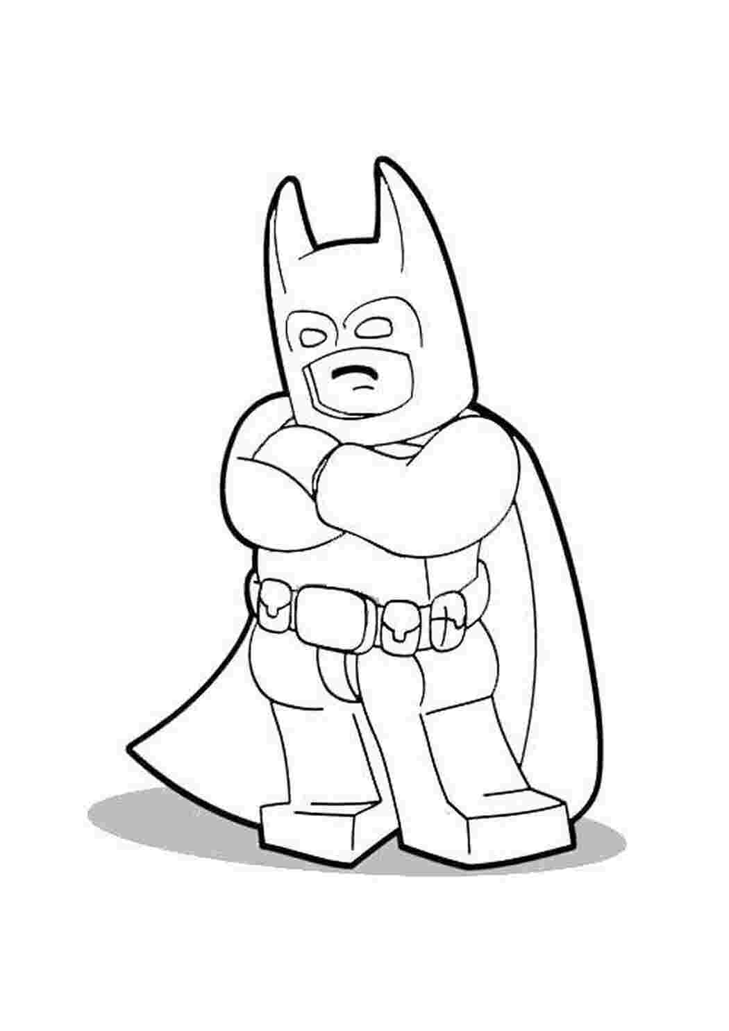 Раскраска Лего Бетмен