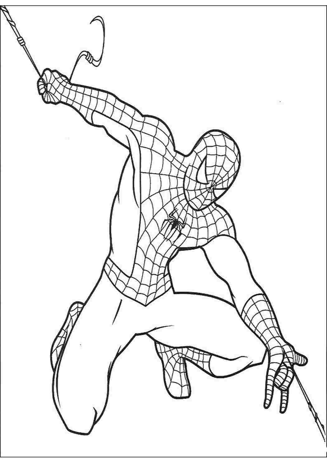 Раскраска Людина павук