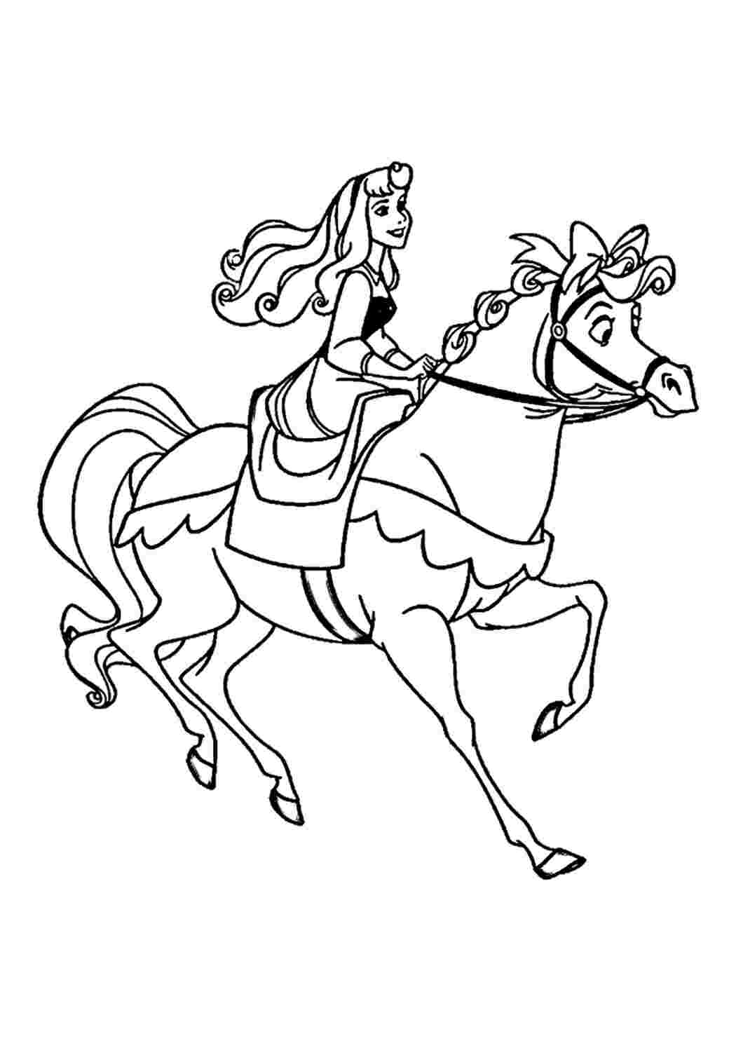 Раскраска Гарні розмальовки Вперед вірний кінь