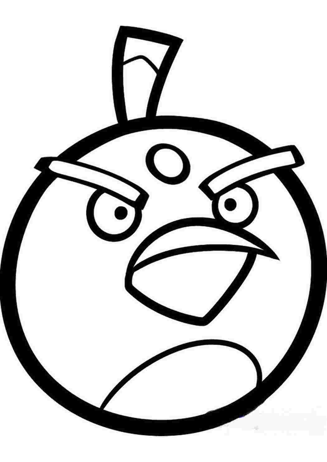 Раскраска Мультфільми Європейські мультфільми Пташенята Angry Birds