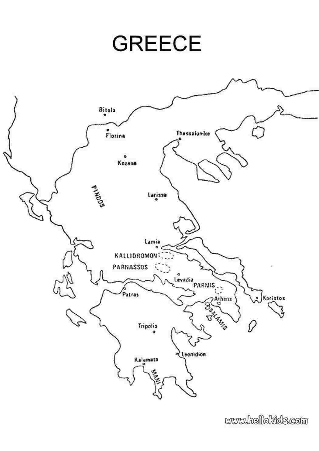 Раскраска Греція