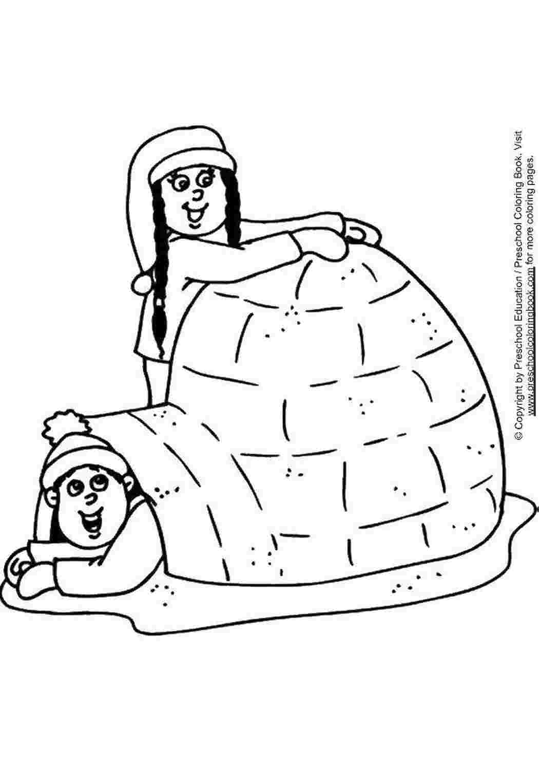 Раскраска Іглу