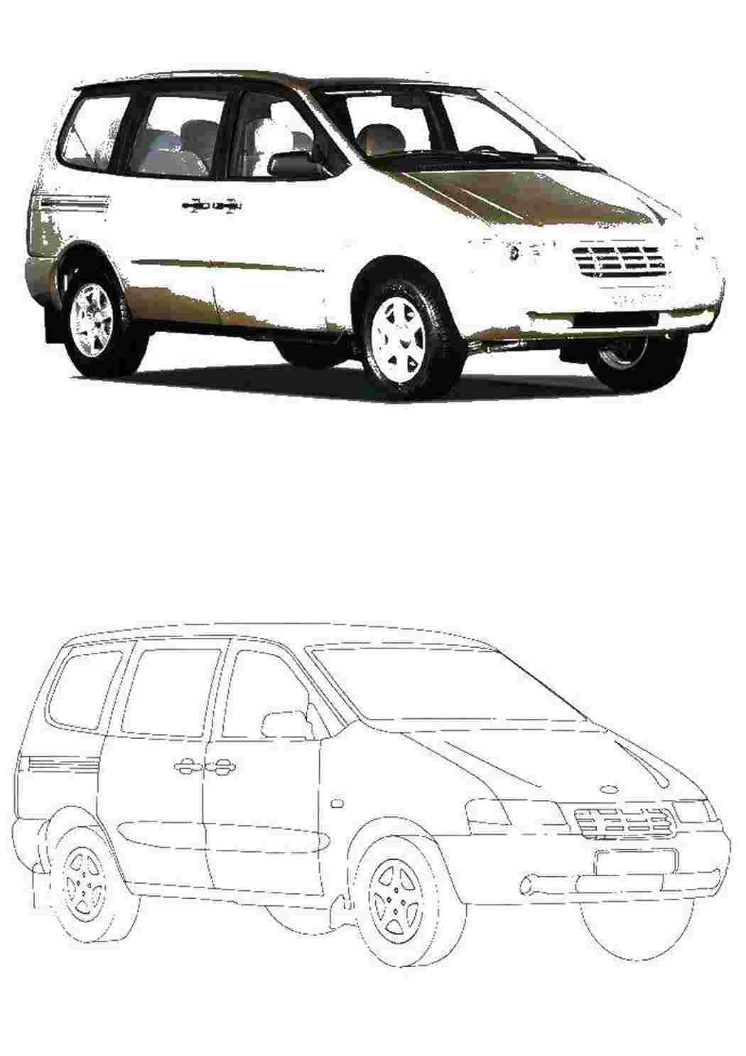 Раскраска Автомобіль