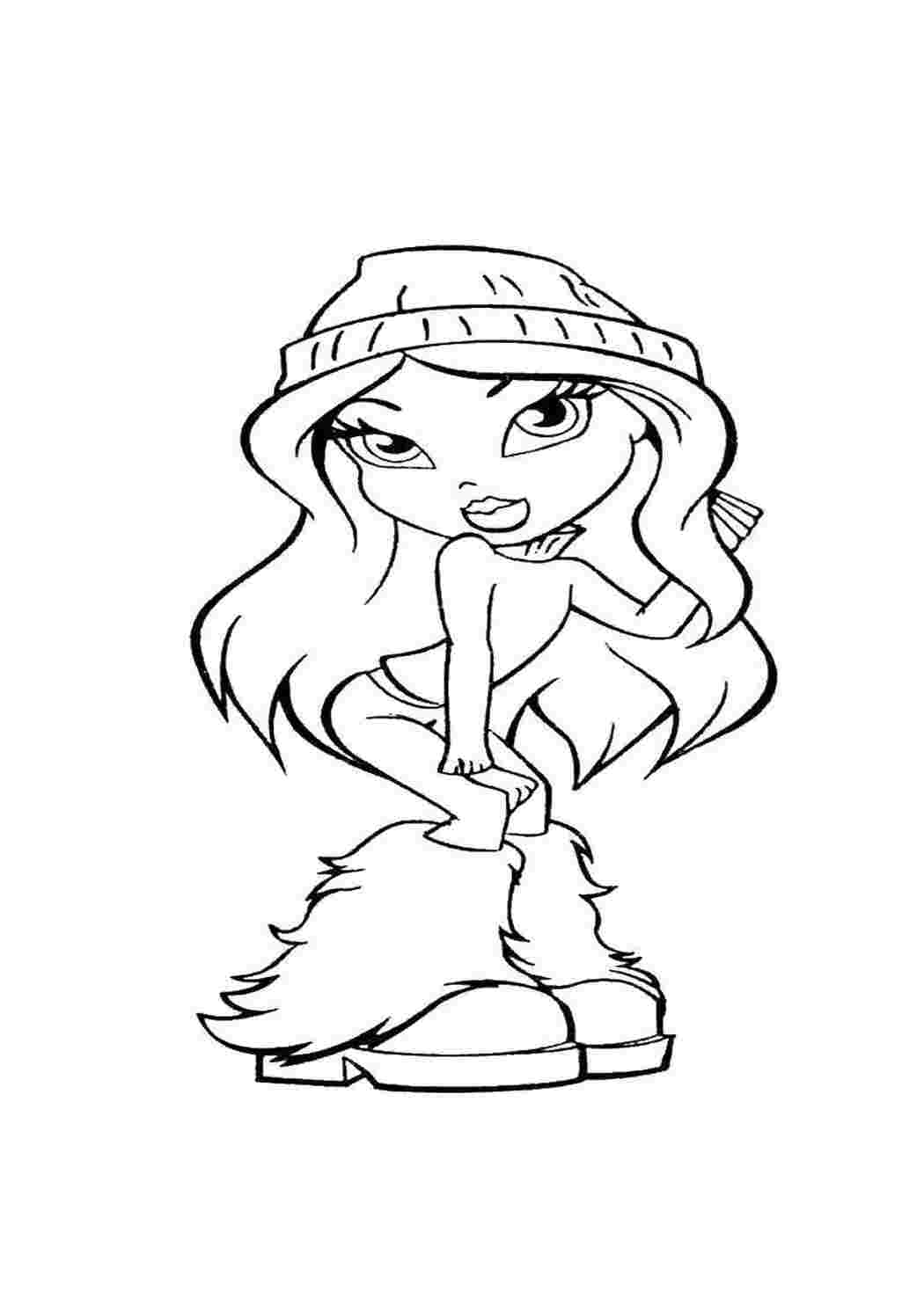 Раскраска Лялька з Bratz