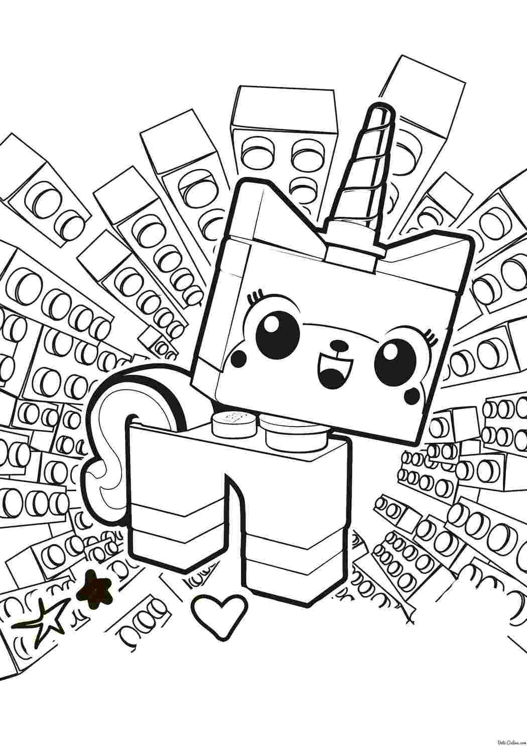 Раскраска Конструктор Лего