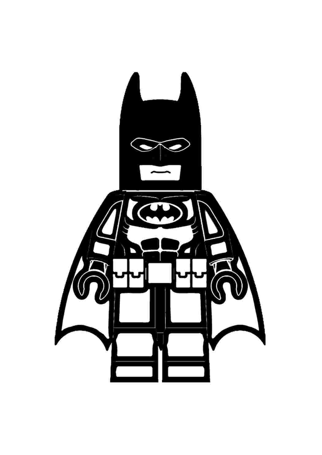 Раскраска Гарні розмальовки Лего Бетмен щоб роздрукувати або завантажити безкоштовно