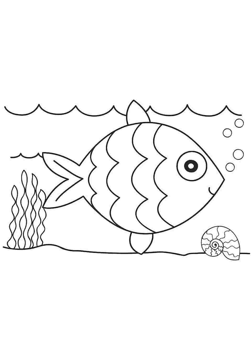 Раскраска Риби