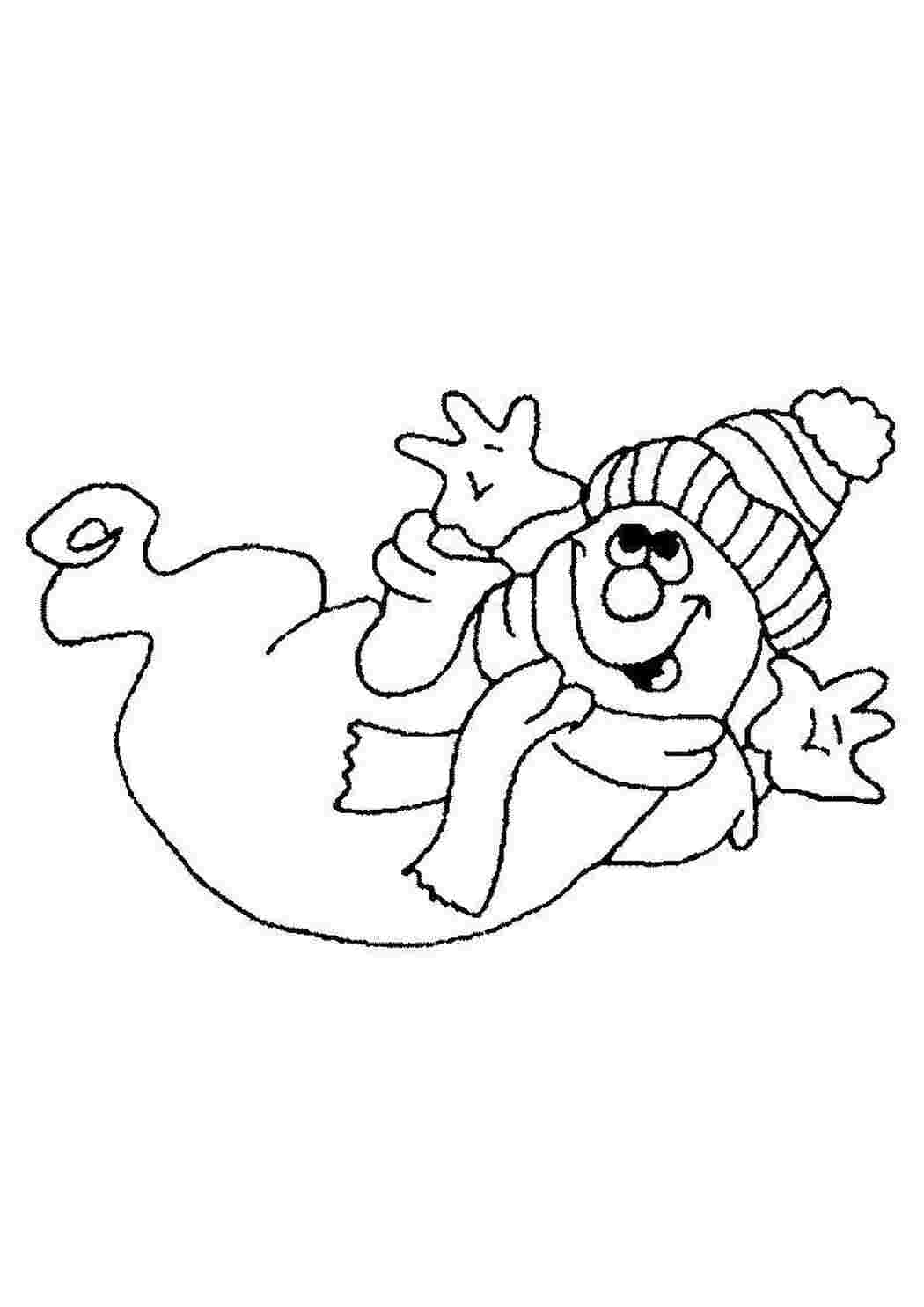 Раскраска Зимовий привинт