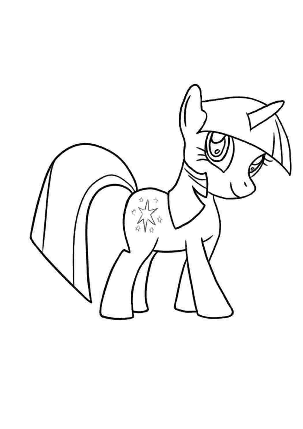 Раскраска Пні з My Little Pony