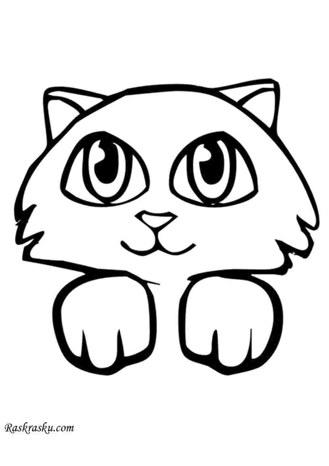 Раскраска Милий котенок