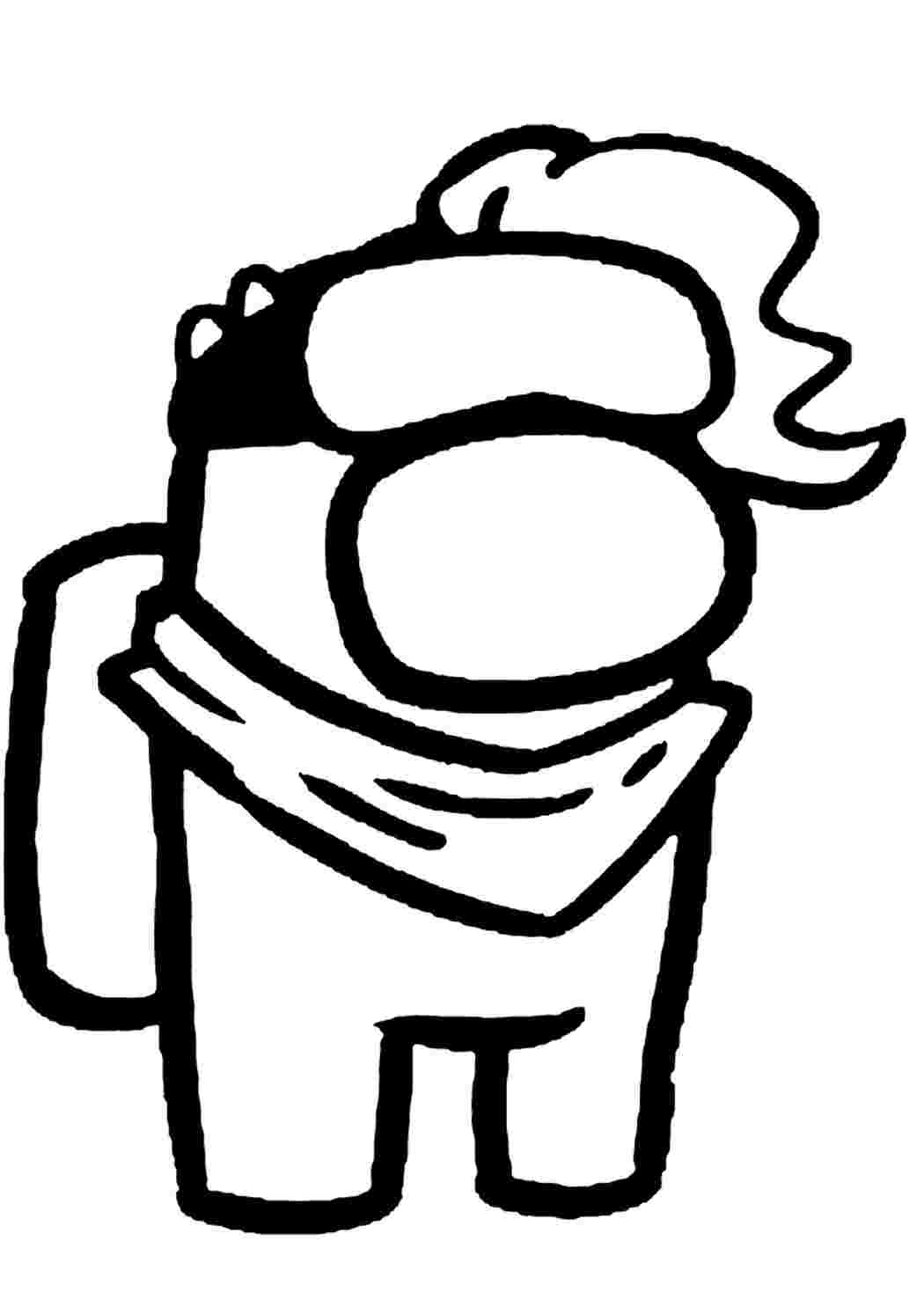 Раскраска Гарні розмальовки Костюм у стилі ніндзя