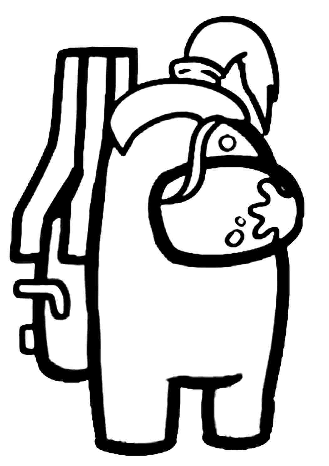 Раскраска Гарні розмальовки Персонаж зі стильним зачісуванням та зброєю