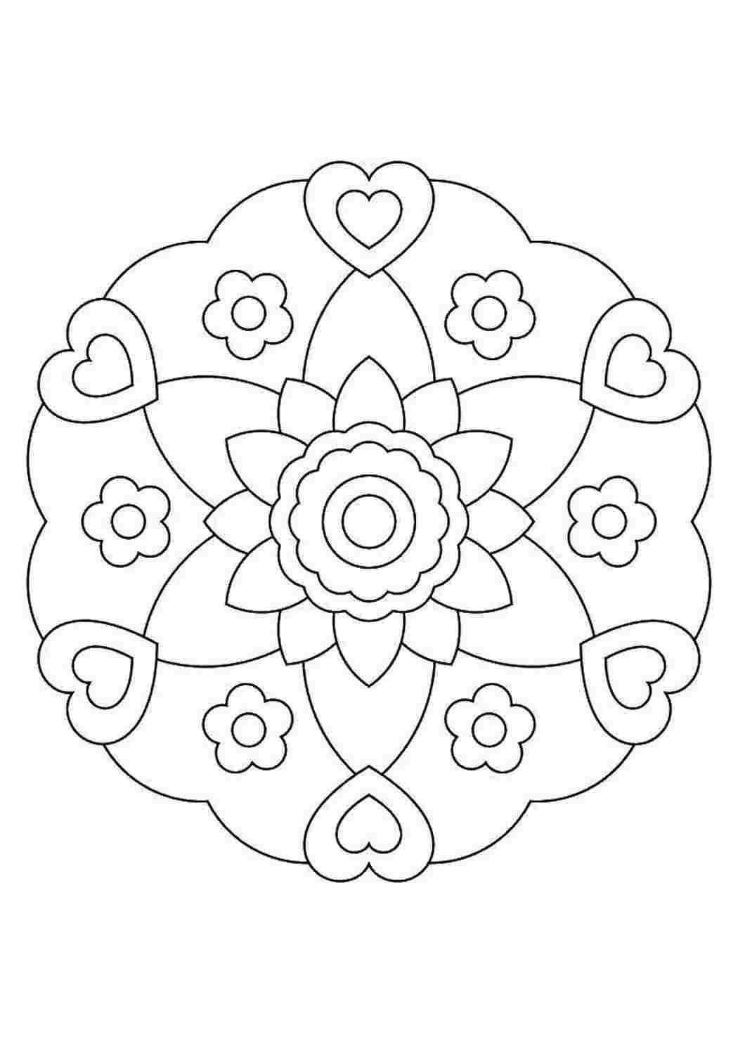 Раскраска Візерунки