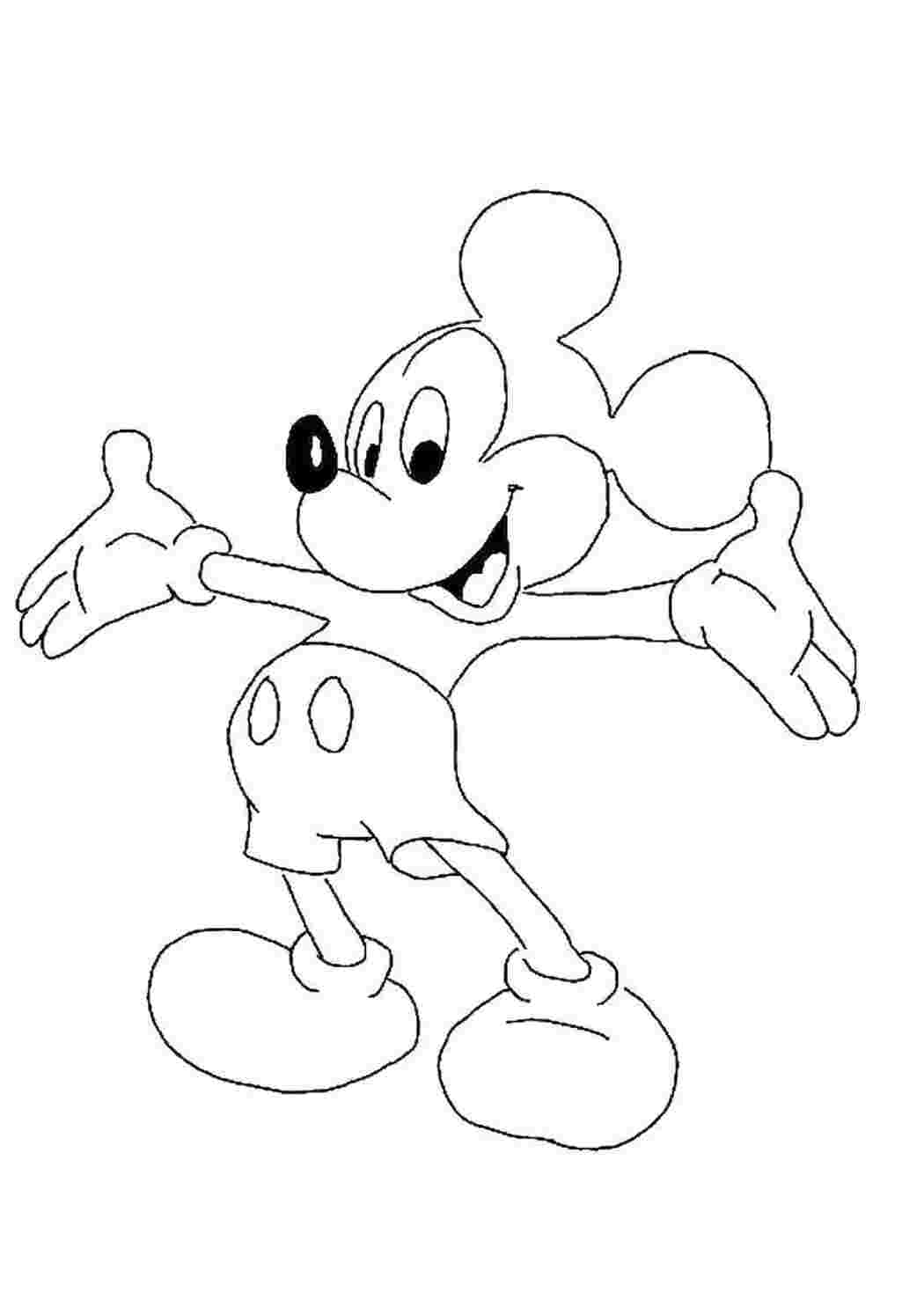 Раскраска Мікі