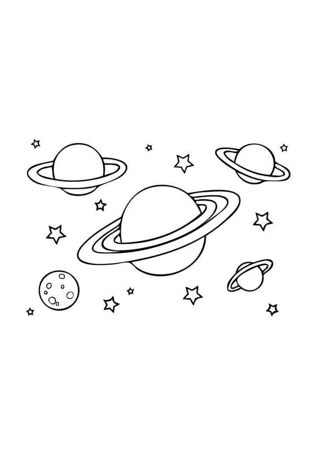 Раскраска Космос Розвиваючі розмальовки для дітей Розфарбування космос