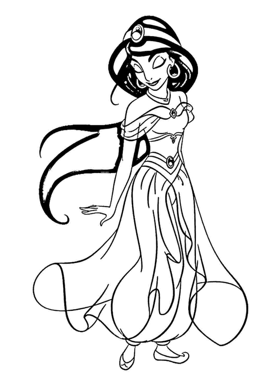 Раскраска Красиві розмальовки Найкрасивіша жінка Аграби