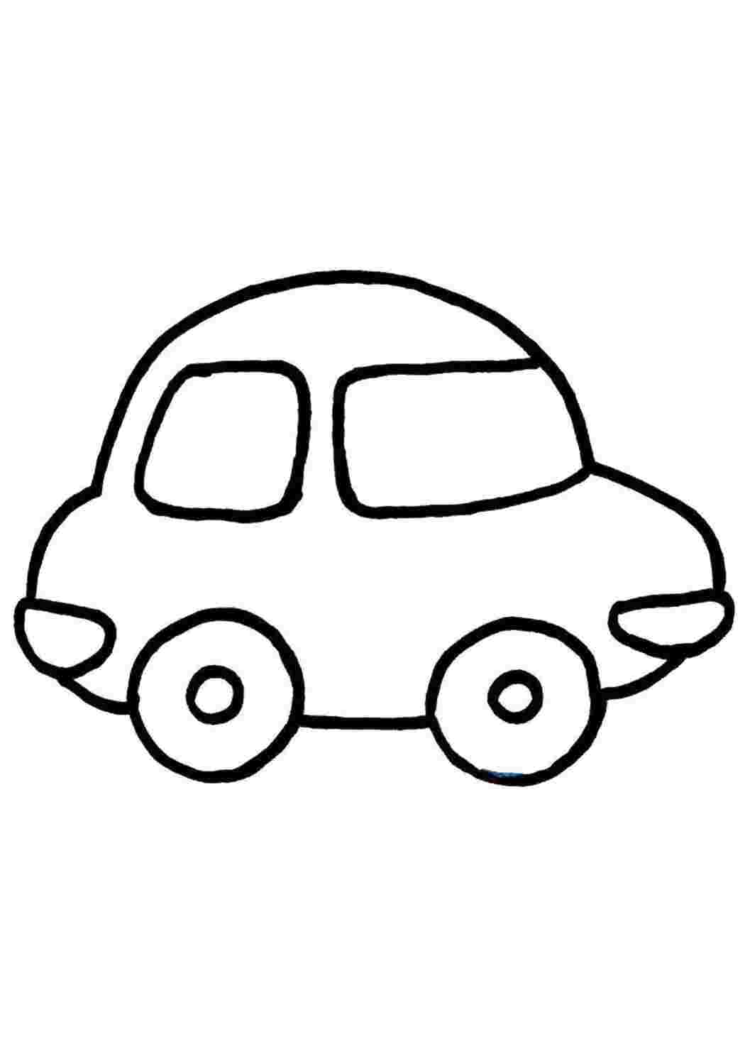 Раскраска Смішний автомобіль