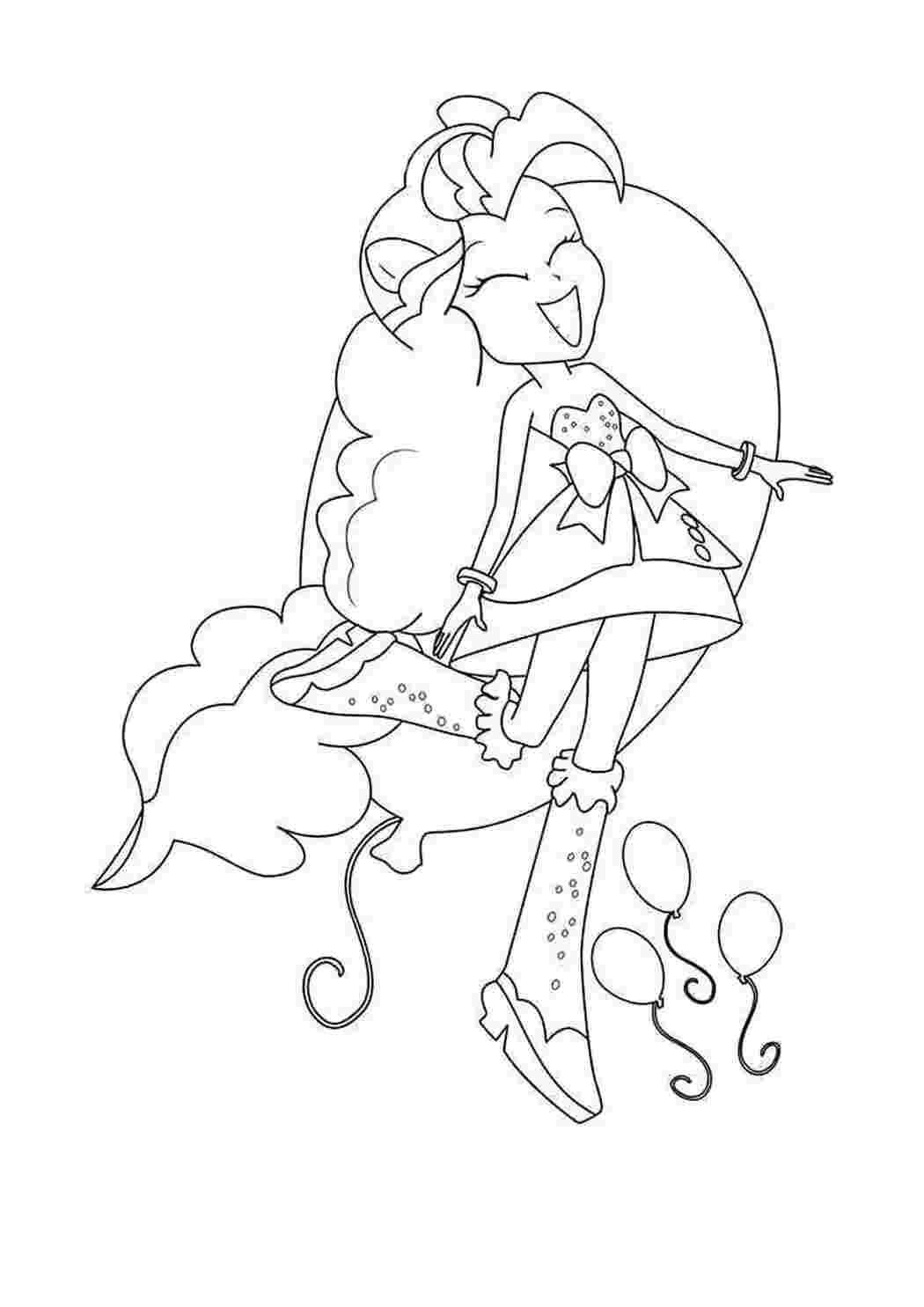 Раскраска Пні з My Little Pony