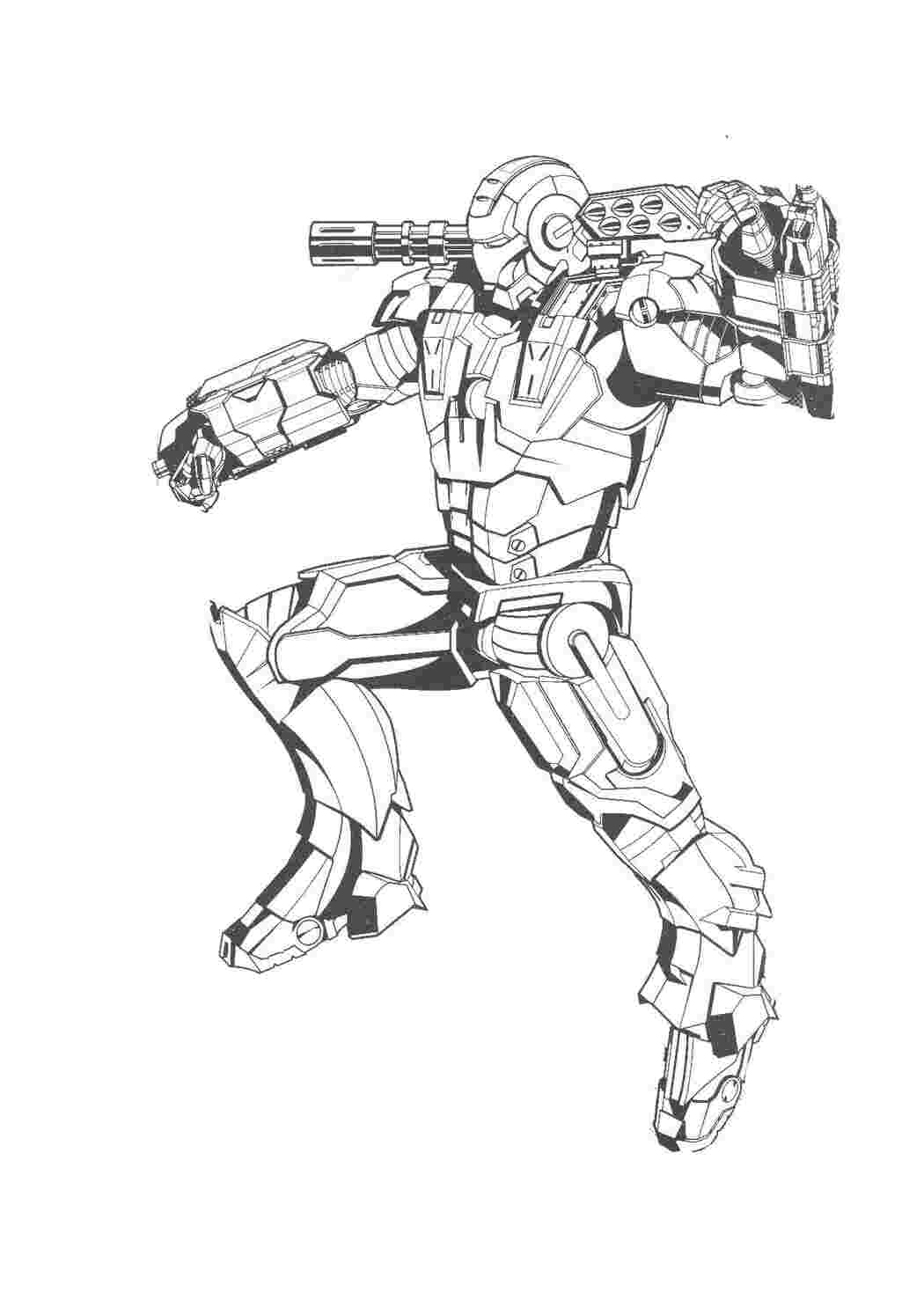Раскраска Залізна людина