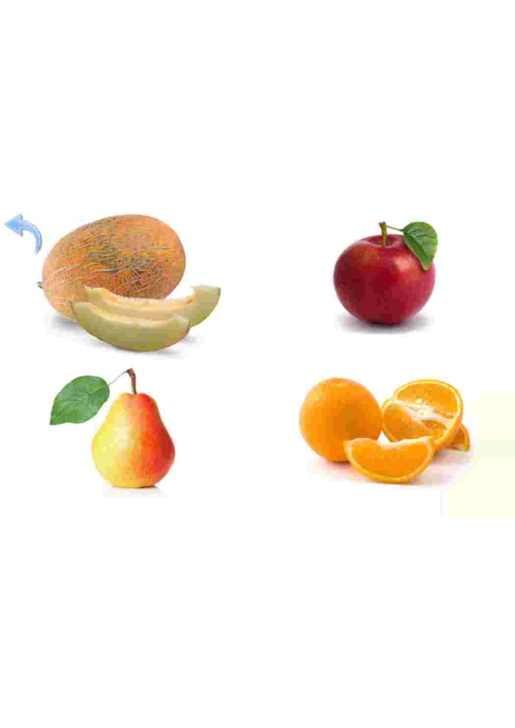 Раскраска картки фрукти яблуко груша слива мандарини