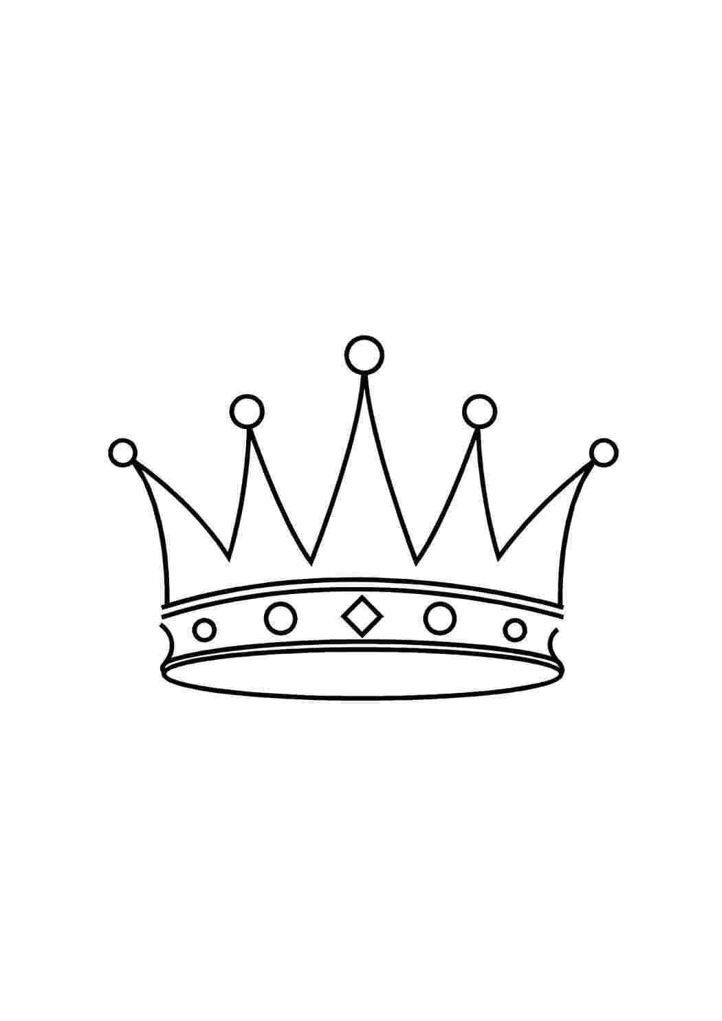 Раскраска корона