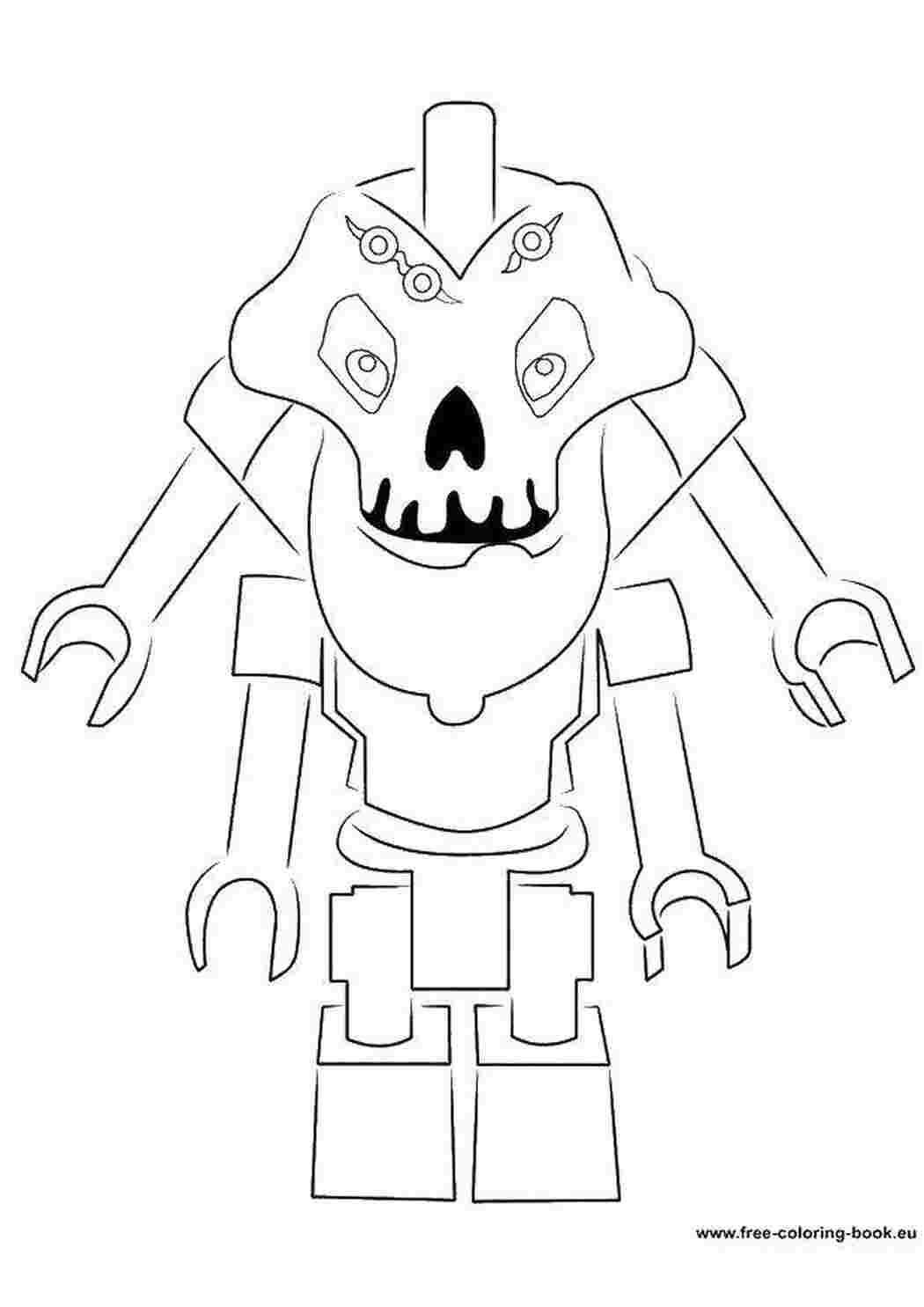 Раскраска Монстр лего