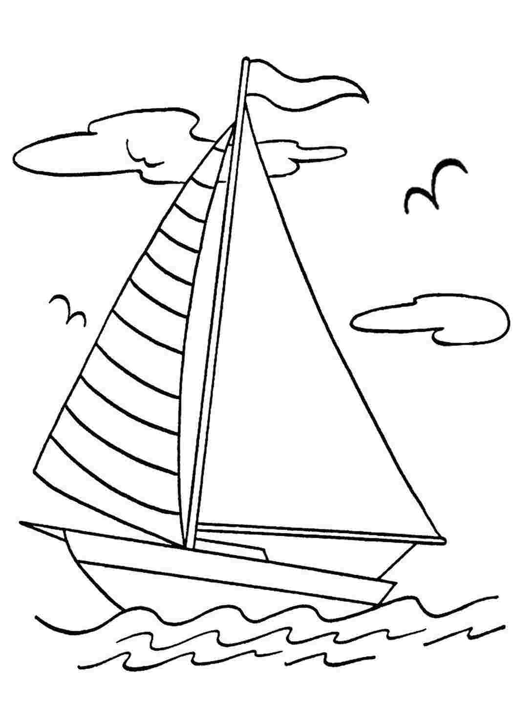 Раскраска Човник