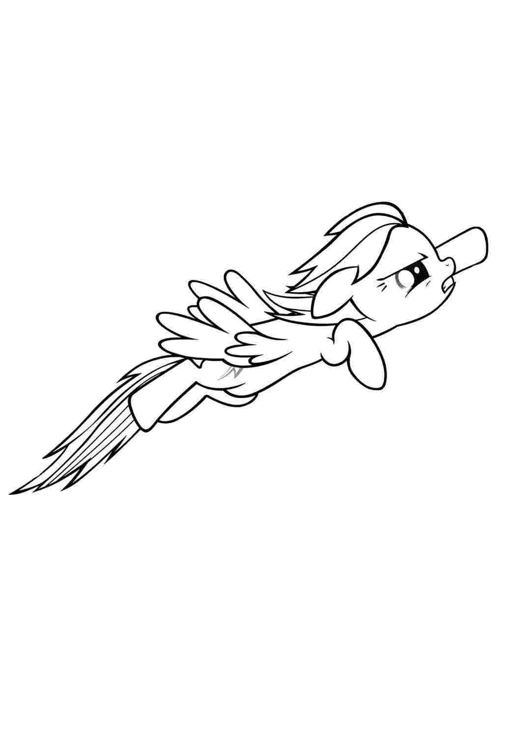 Раскраска Пні з My Little Pony