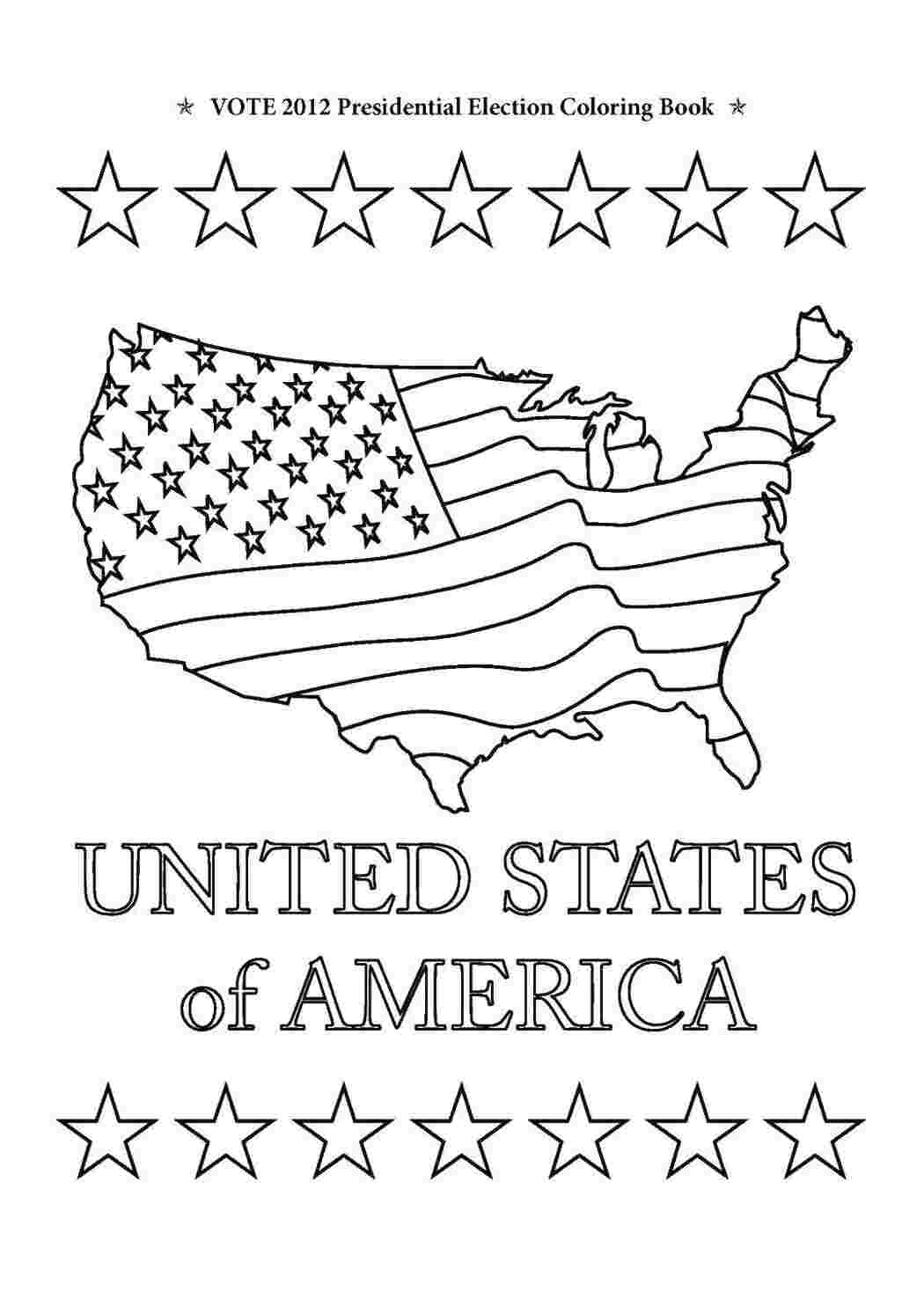 Раскраска Кордони США