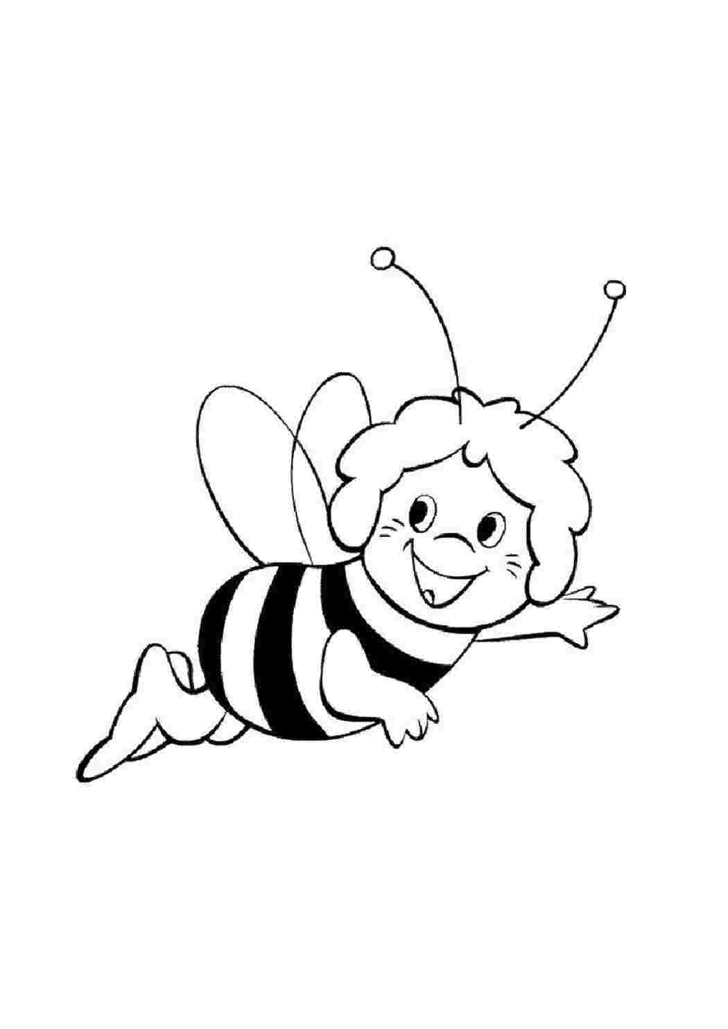 Раскраска Бджілка Майя