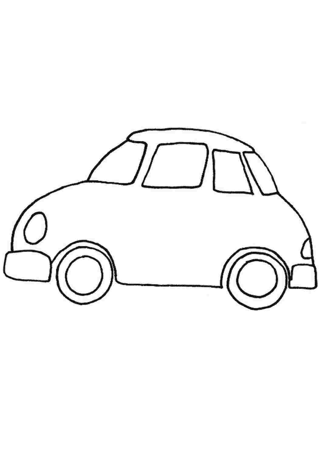 Раскраска Машинка