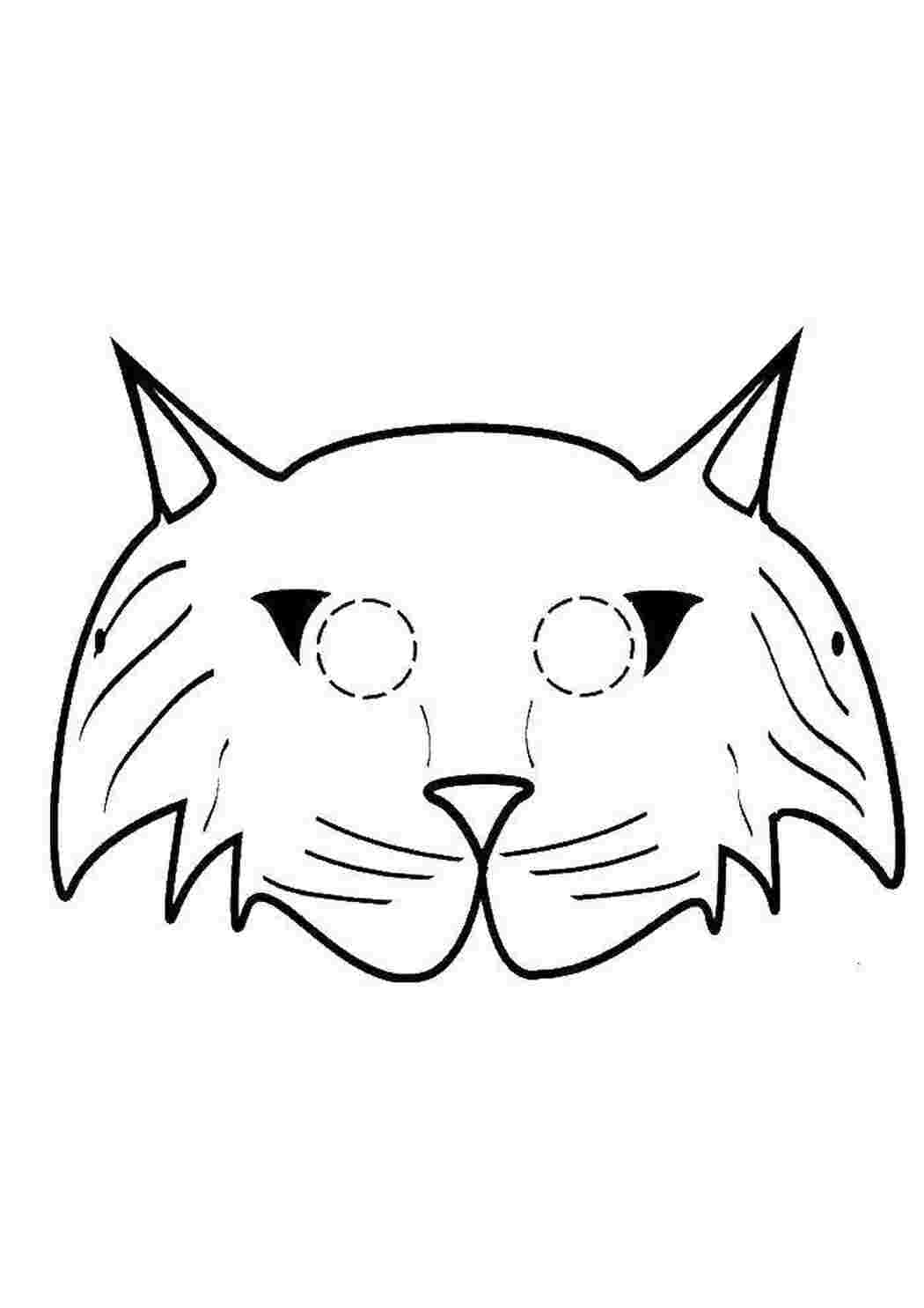 Раскраска Лисяна маска