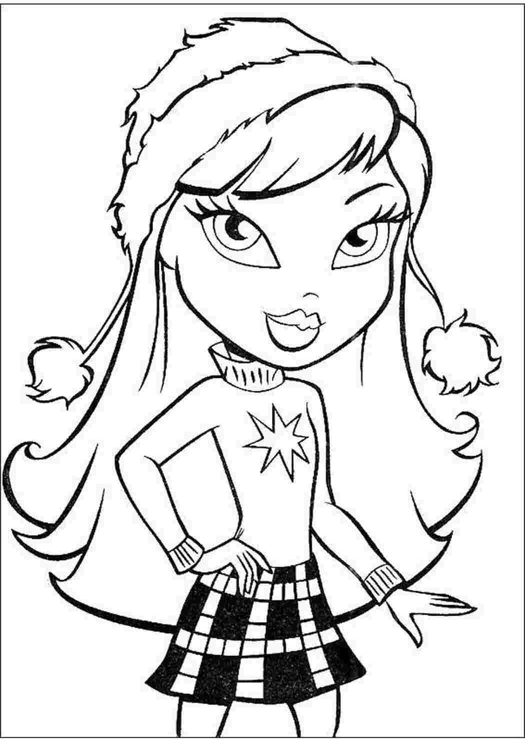 Раскраска Лялька з Bratz